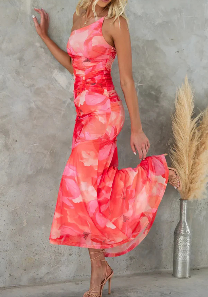 Lyra | Women’s Party One Shoulder Dress | Maxi