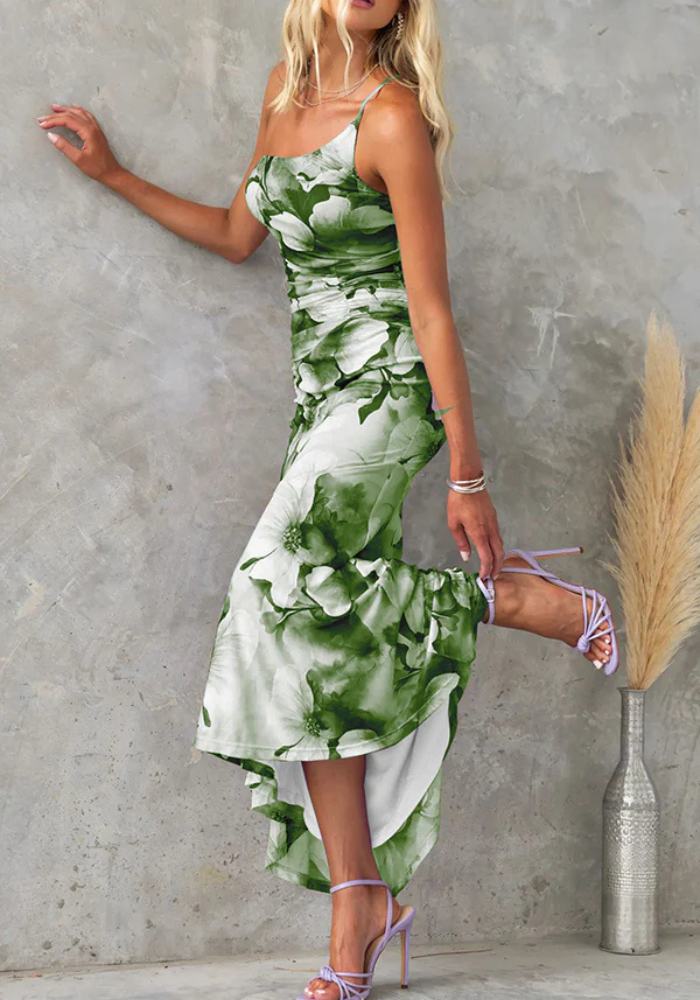Lyra | Women’s Party One Shoulder Dress | Maxi