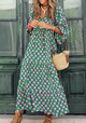 Women’s Summer Puff Sleeve Dress | Midi