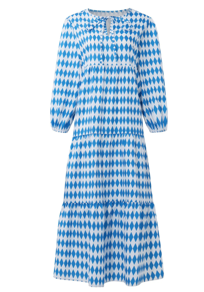 Noemi | Women’s Summer Puff Sleeve Dress | Midi