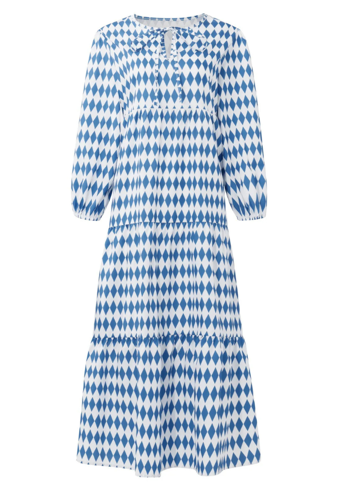 Noemi | Women’s Summer Puff Sleeve Dress | Midi