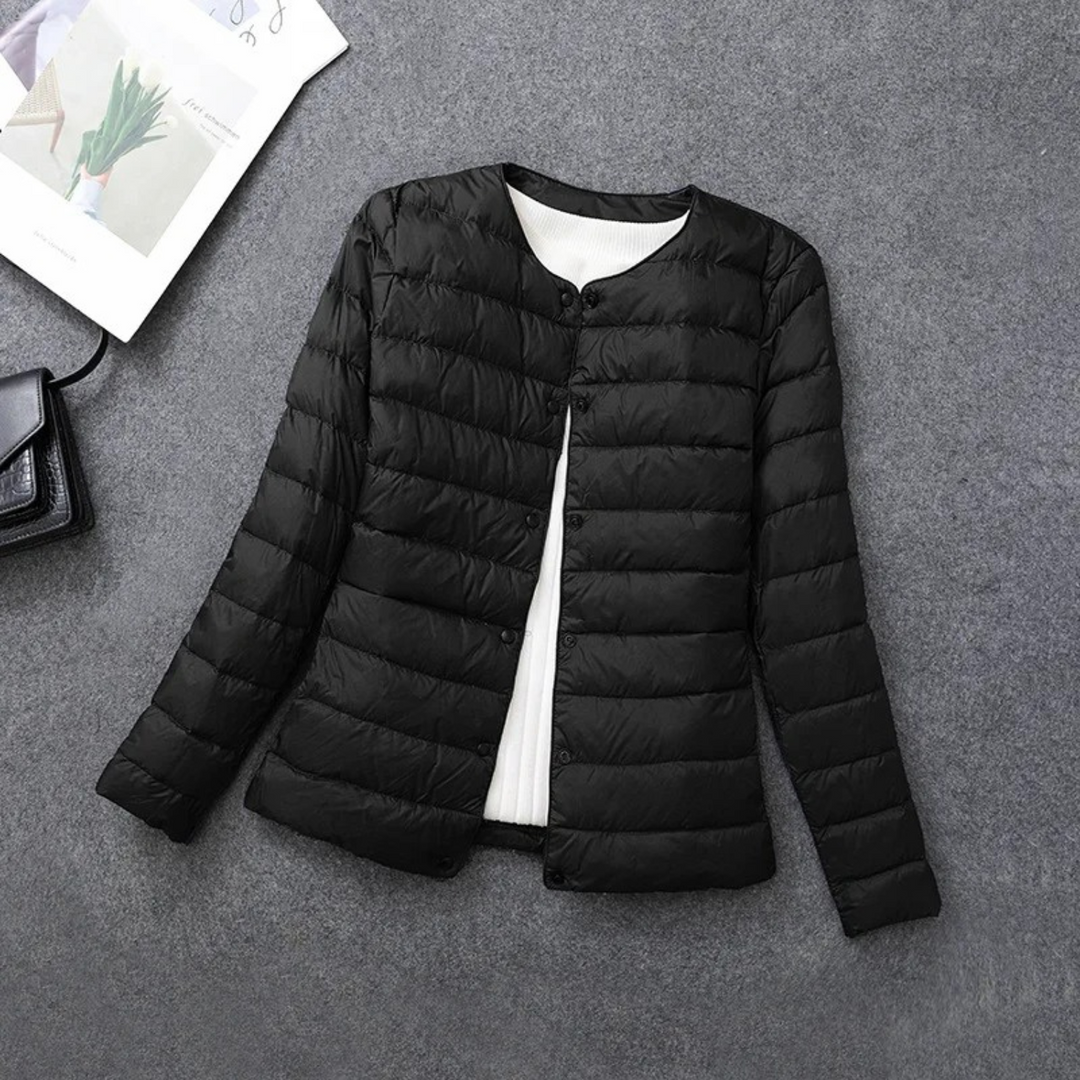 Women’s Puffer Jacket | Buttoned