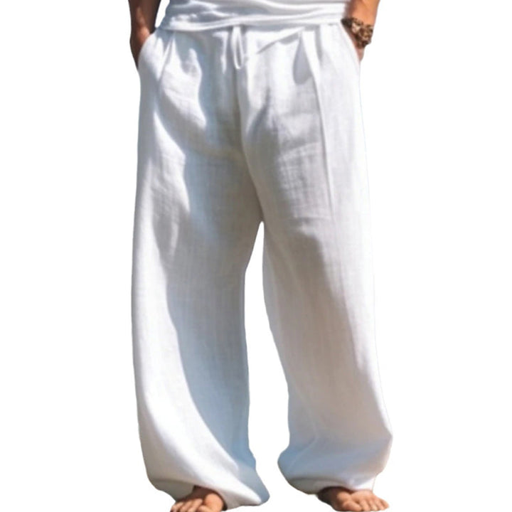 Dylan - Casual solid color beach pants