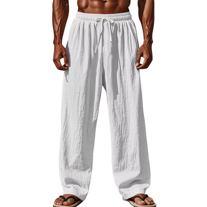 Isaac - Casual linen drawstring pants