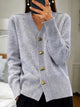 Women’s Heart Button Knit Cardigan | Regular Cut