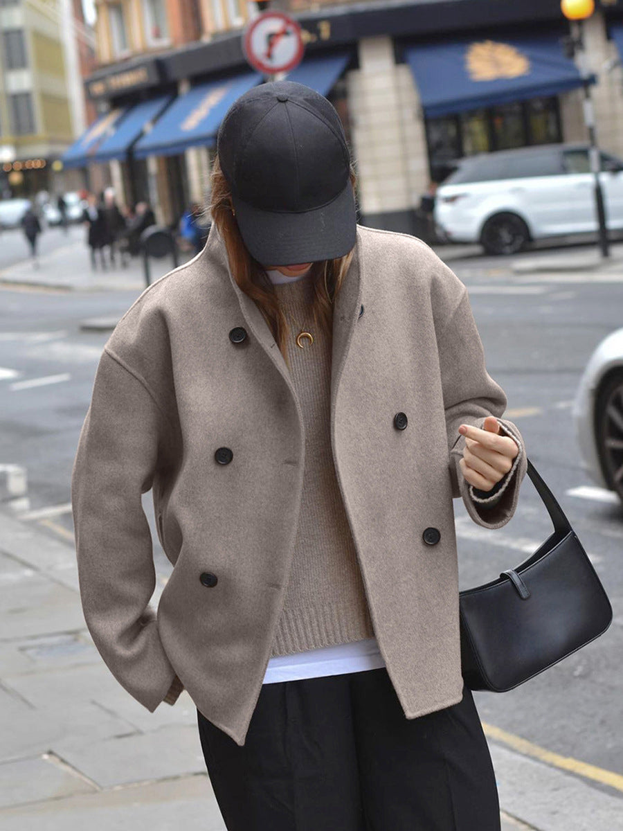 Women’s Oversized Buttoned Jacket | Short