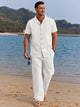 Men’s Casual Shirt and Pants Set | Two Piece