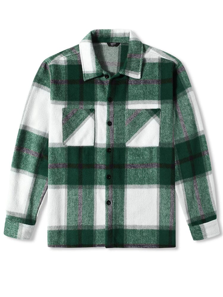 Men’s Checkered Casual Jacket | Buttoned