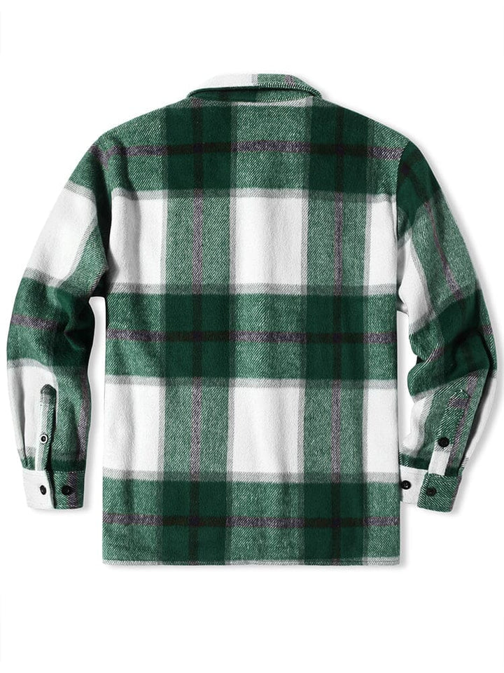 Men’s Checkered Casual Jacket | Buttoned