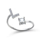 Women’s Adjustable Ring | Letter Charm