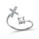 Women’s Adjustable Ring | Letter Charm