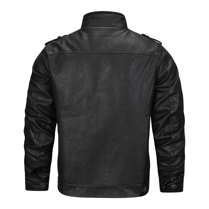 Boris - Black leather jacket for men