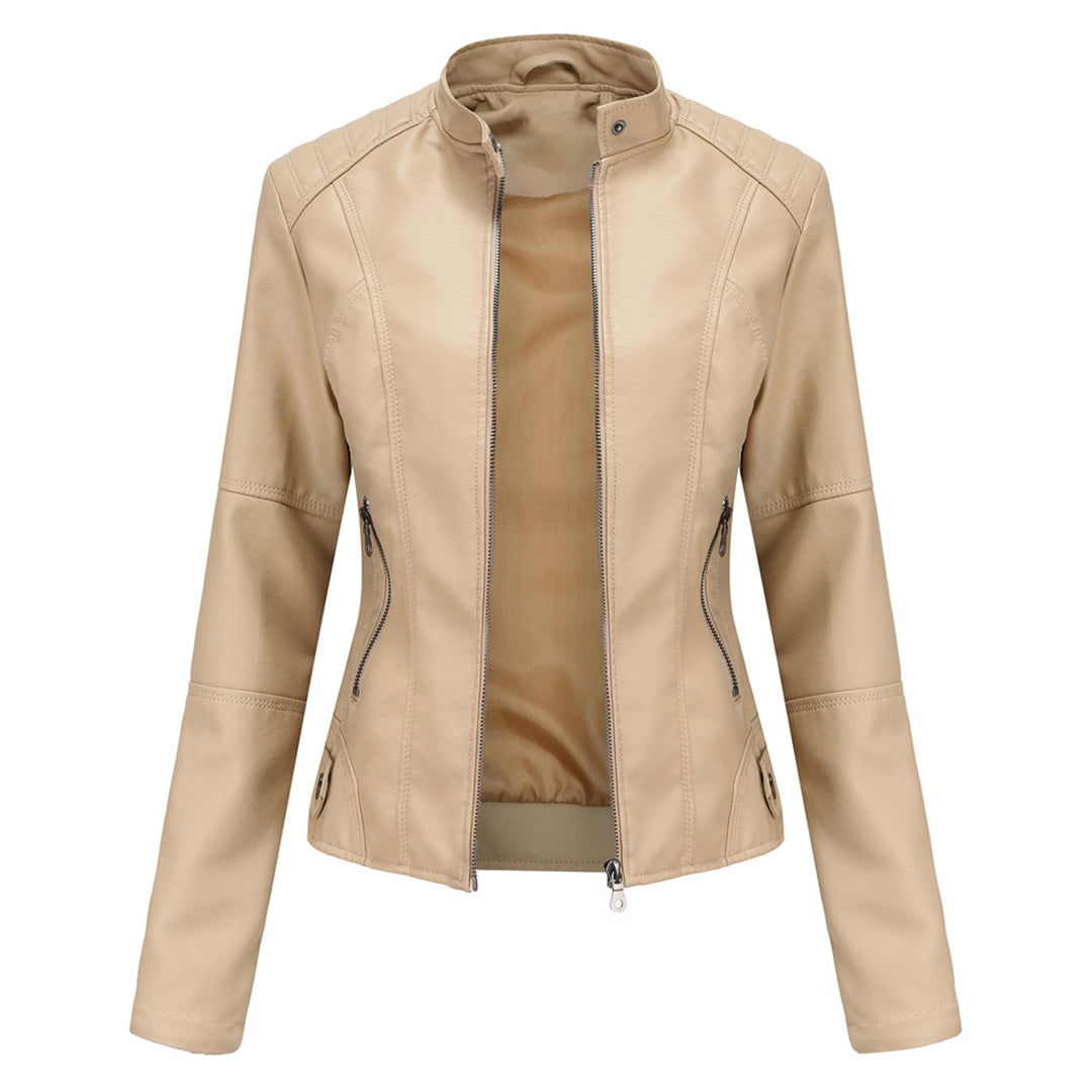 Women’s Slim Fit Jacket | Stand Collar