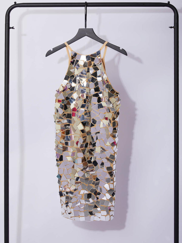 Women’s Sequin Mirror Party Dress | Mini