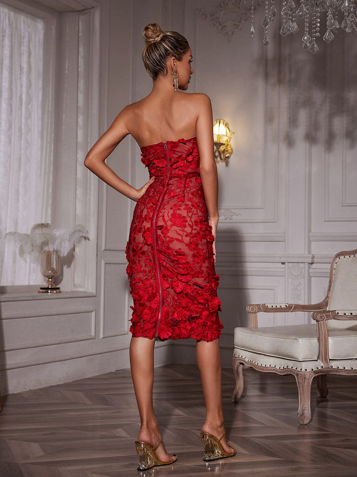 Women’s Floral Party Dress | Midi