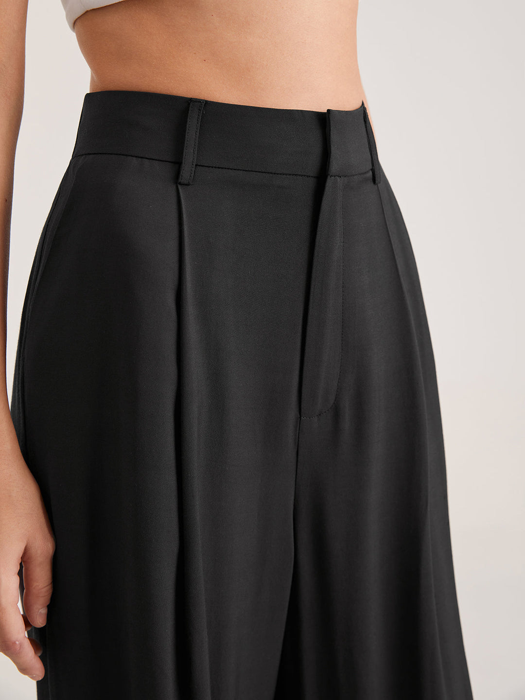 Women’s High Waisted Trousers | Wide Leg