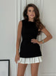 Women’s Sleeveless Pleated Dress | Mini
