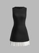 Women’s Sleeveless Pleated Dress | Mini
