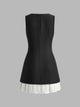 Women’s Sleeveless Pleated Dress | Mini