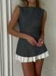 Women’s Sleeveless Pleated Dress | Mini