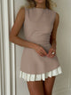 Women’s Sleeveless Pleated Dress | Mini