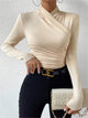 Women’s Wrap Fitted Top | Long Sleeve