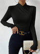 Women’s Wrap Fitted Top | Long Sleeve
