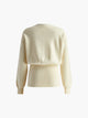 Women’s Deep V-Neck Cardigan | Button Detail