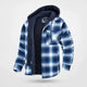 Men’s Hooded Plaid Jacket | Checkered
