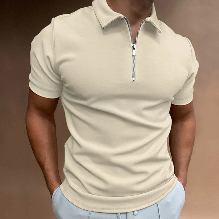 Anderson - Men's polo shirt with zipper