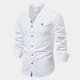 Men’s Stand Collar Shirt | Long Sleeve