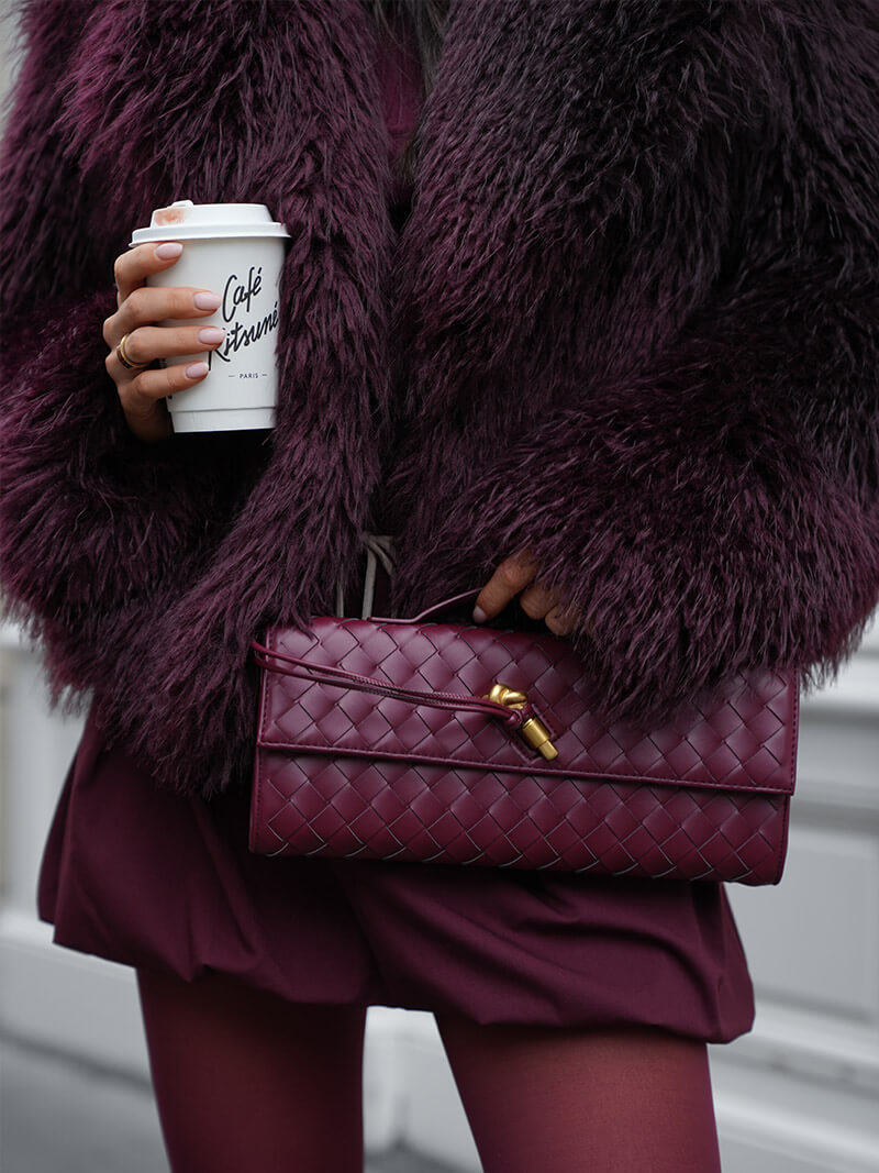 Women's Woven Clutch Bag | Elegant