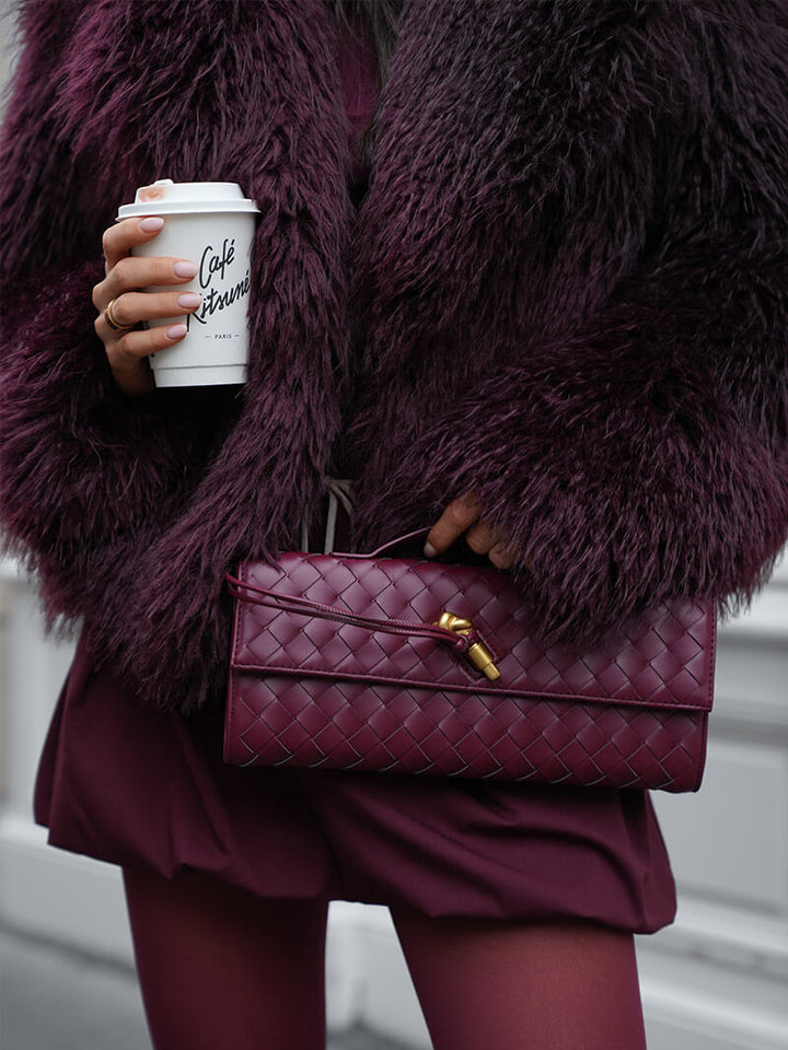 Women's Woven Clutch Bag | Elegant
