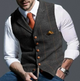 Men’s Formal Buttoned Vest | Slim Fit