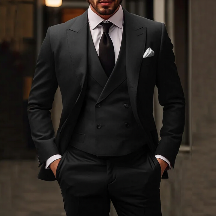 Byron - 3 Piece men suit with Chest Pocket
