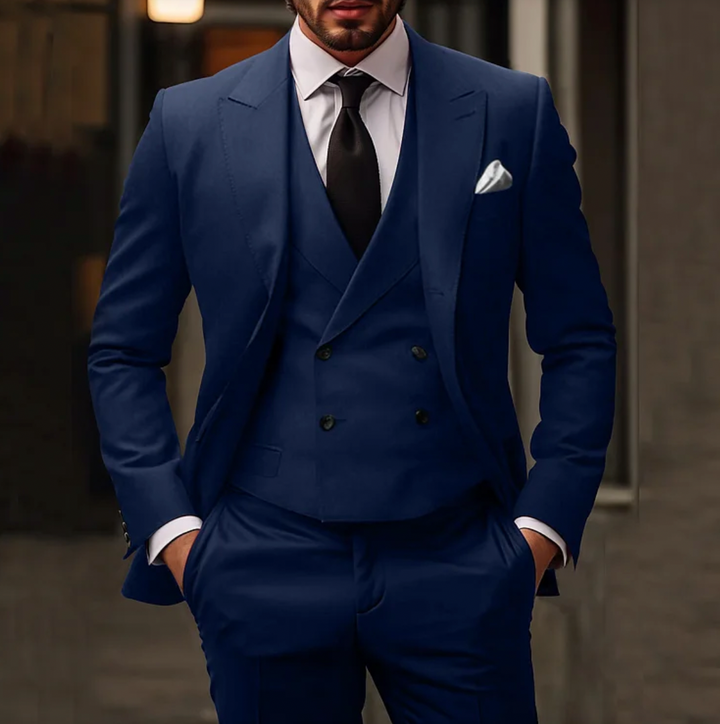 Byron - 3 Piece men suit with Chest Pocket