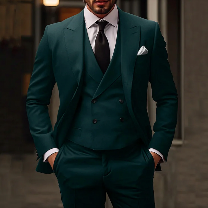 Byron - 3 Piece men suit with Chest Pocket