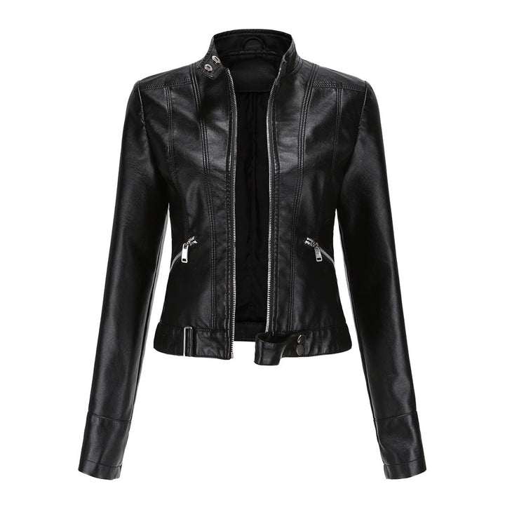 Women’s Stand Collar Jacket | Slim Fit