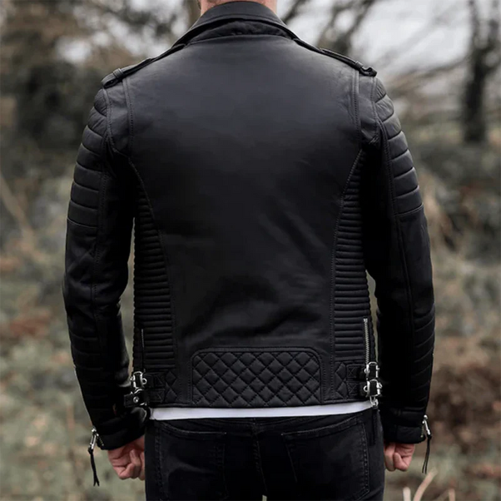 Men’s Zip-Up Jacket | Quilted Sleeve