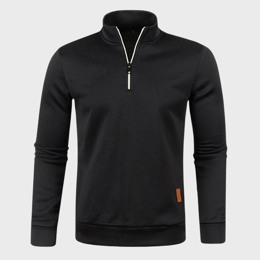 Sterling - Stylish men's zippered sweater