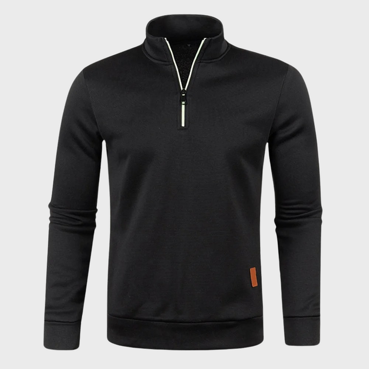 Sterling - Stylish men's zippered sweater