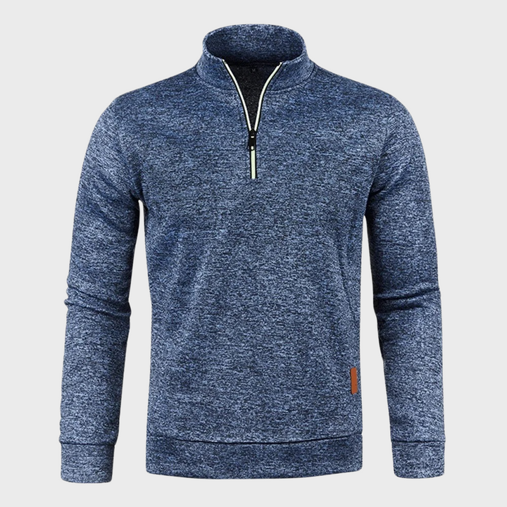 Sterling - Stylish men's zippered sweater