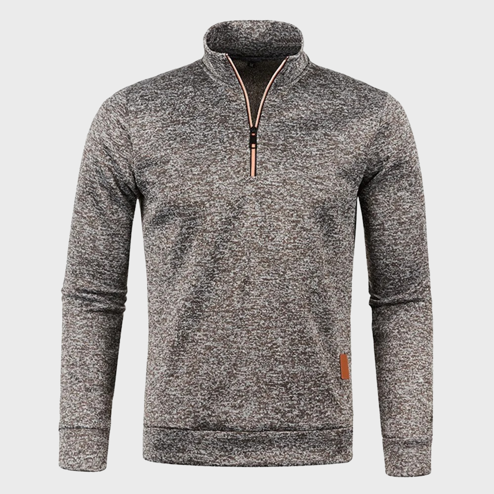 Sterling - Stylish men's zippered sweater
