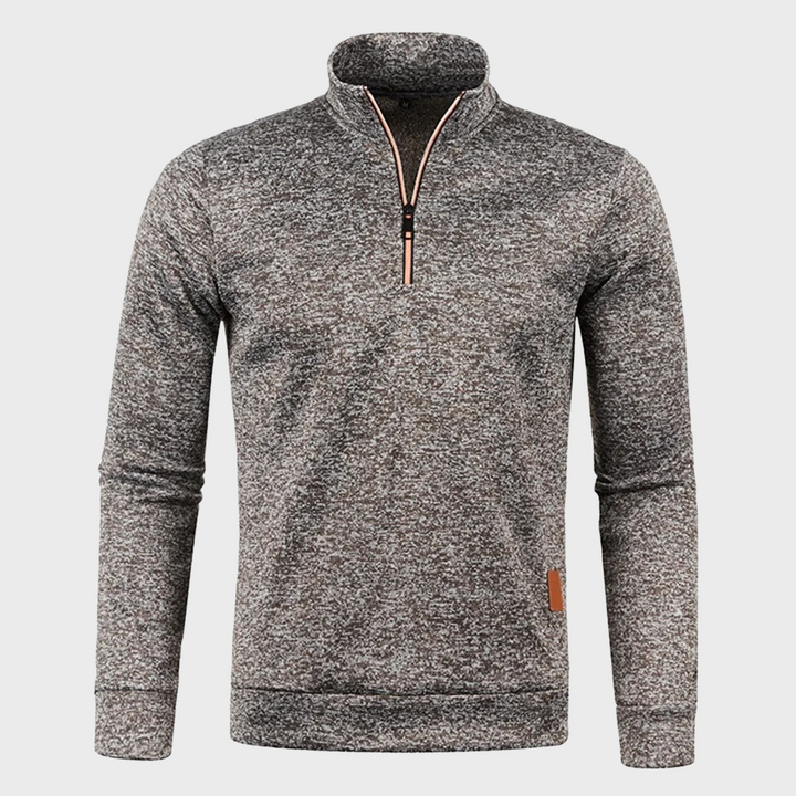 Sterling - Stylish men's zippered sweater