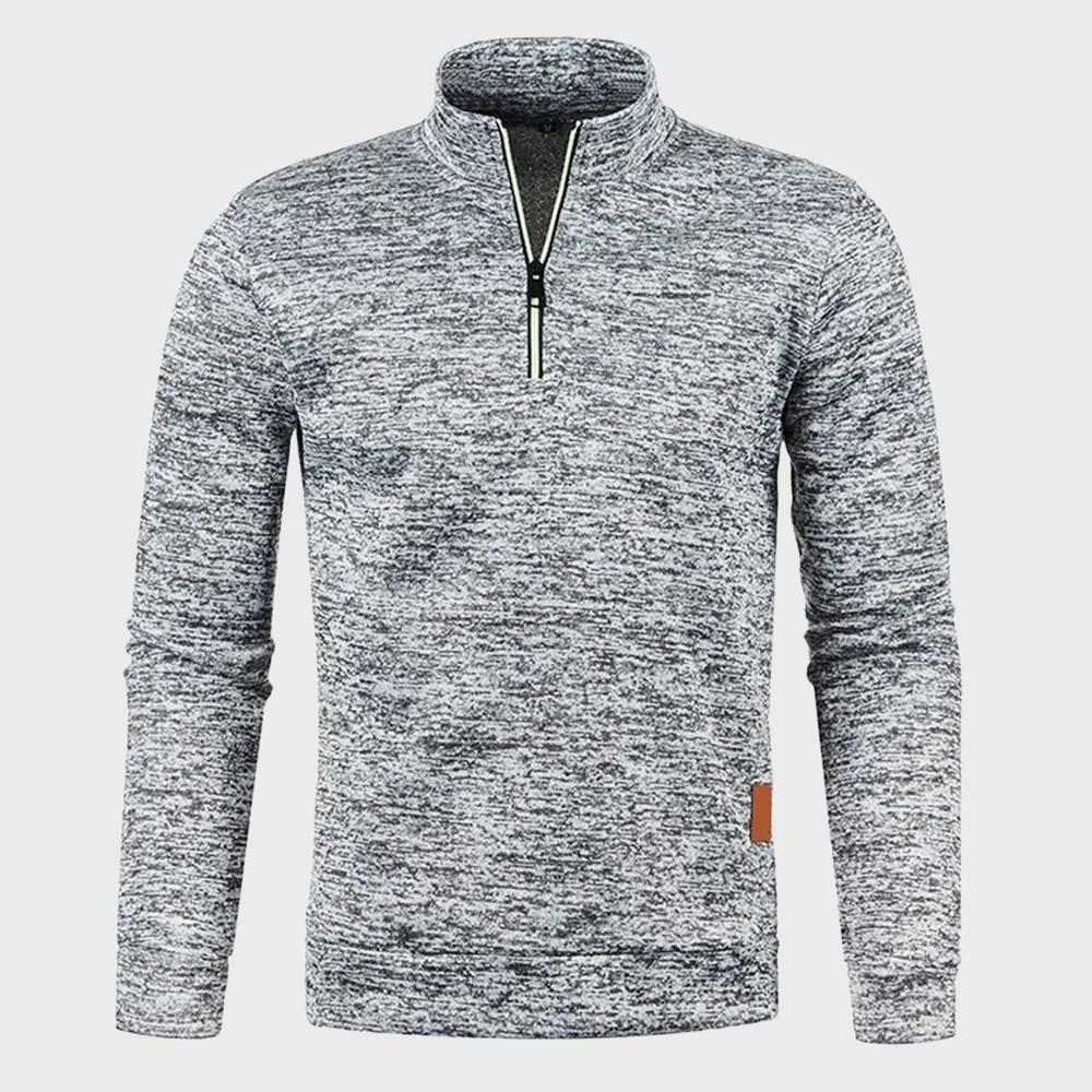 Sterling - Stylish men's zippered sweater