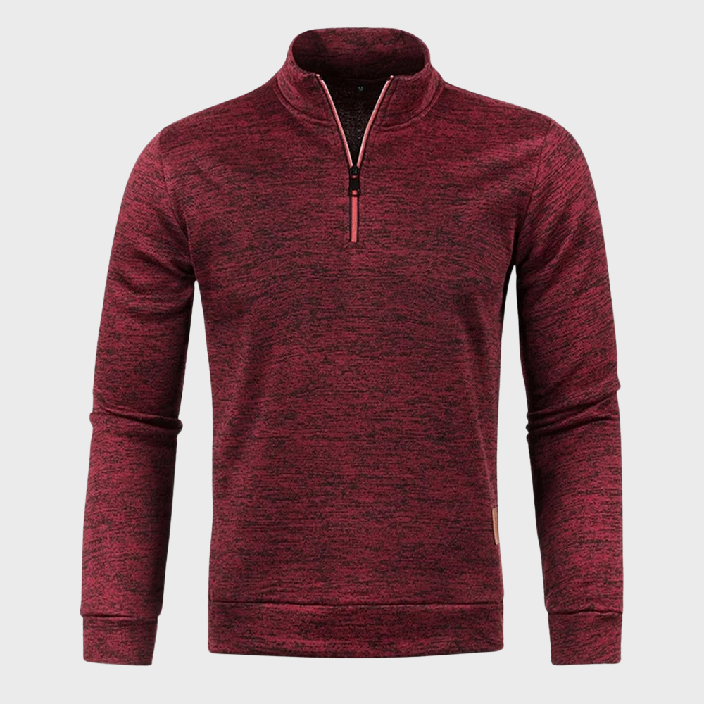 Sterling - Stylish men's zippered sweater