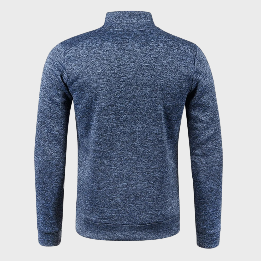 Sterling - Stylish men's zippered sweater