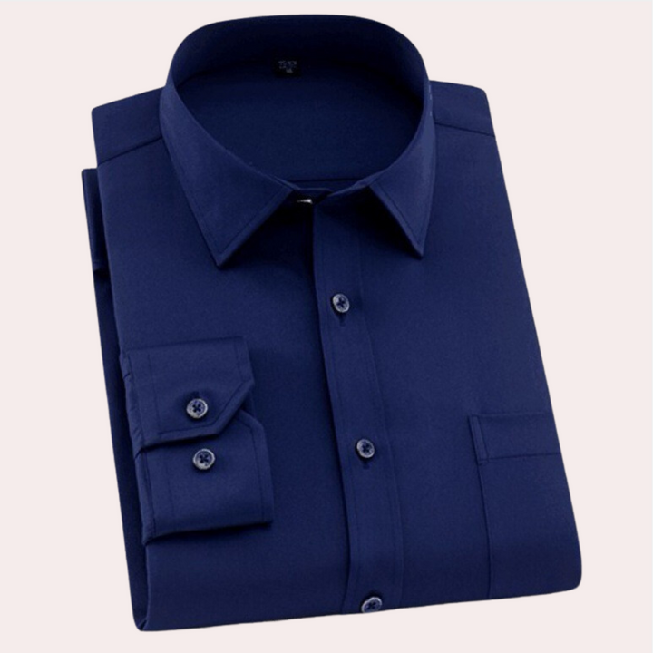 Lawrence - Classic wrinkle-resistant shirt for men