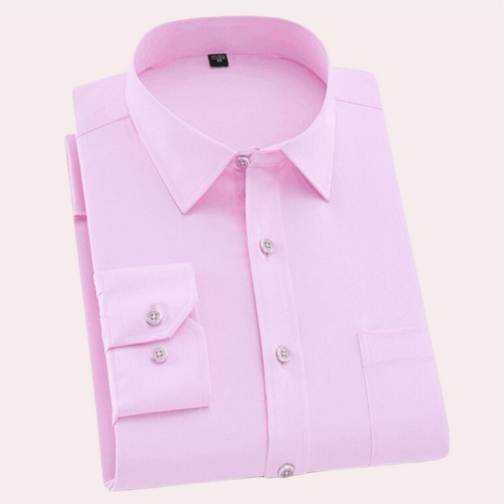 Lawrence - Classic wrinkle-resistant shirt for men