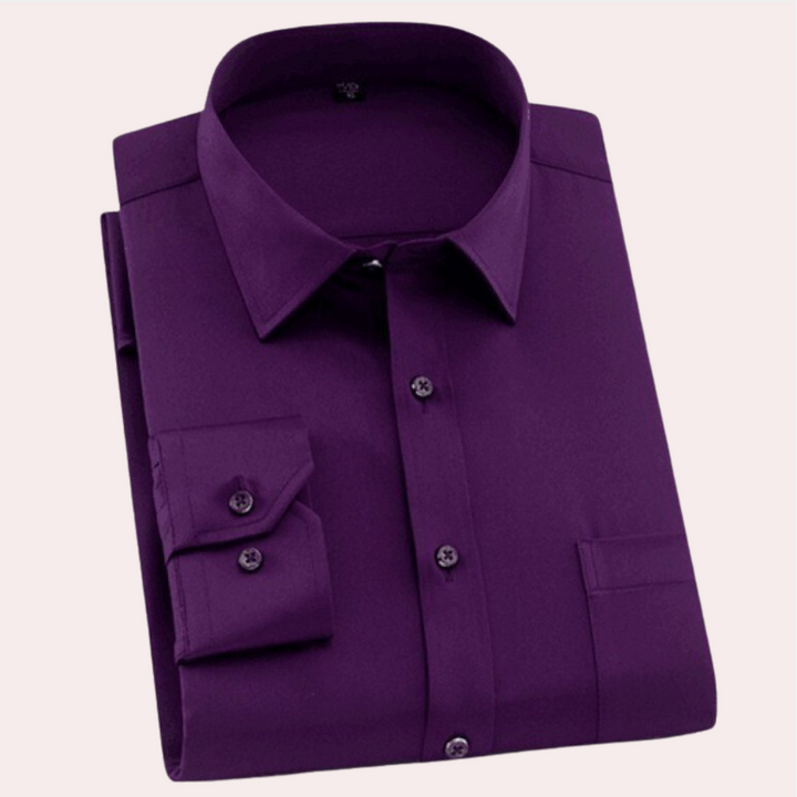 Lawrence - Classic wrinkle-resistant shirt for men